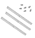 BUTUZE Practical 6 Pieces Clasp Lock Packs ,7.48Inch Metal Purse Frame Kiss Clasp Lock with Comfortable Grip,Bag Supplies for Purse Making,Bag Making,Leather Craft DIY