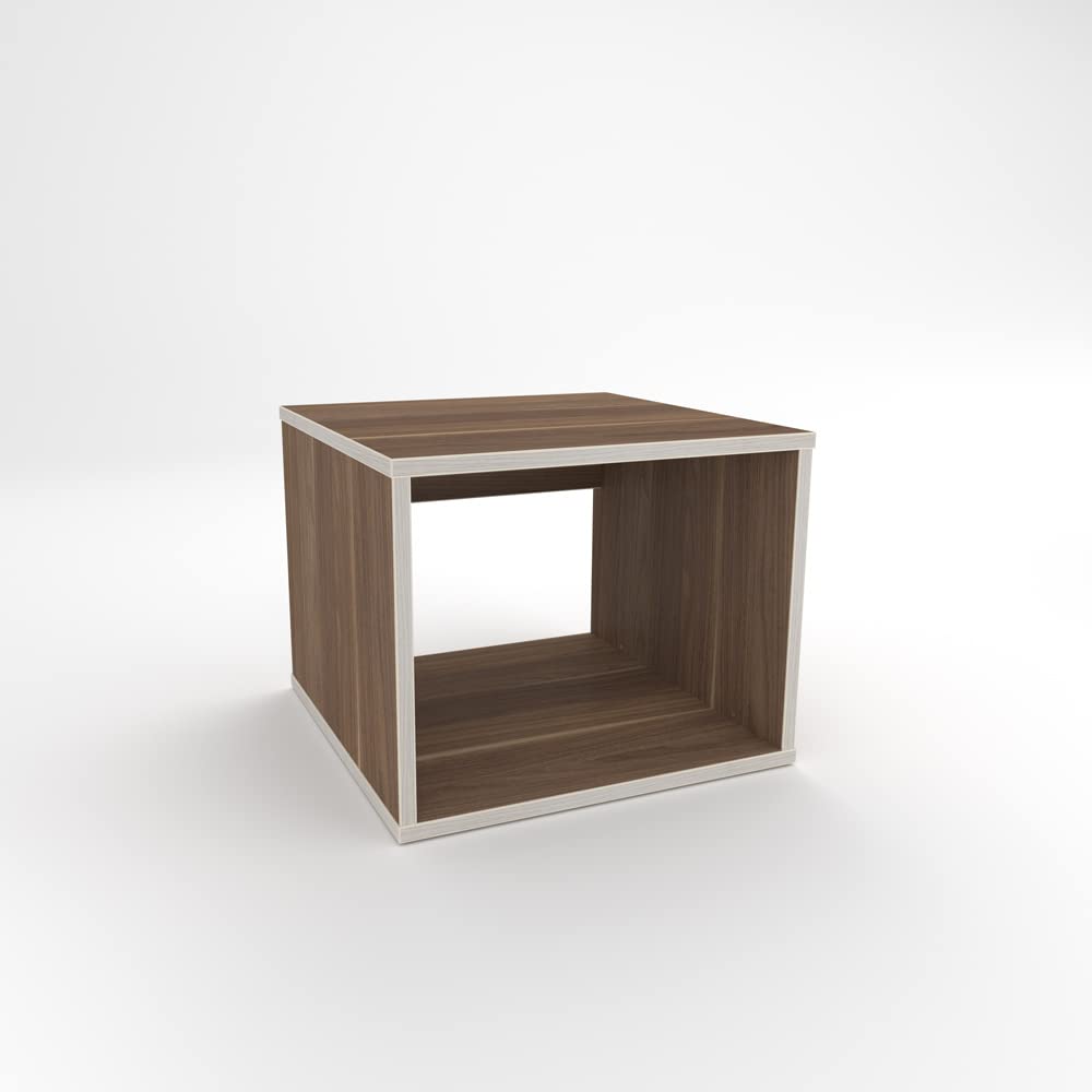Dekorspanplatte Nussbaum hell als Tischplatte, Schreibtischplatte, Laden- und Möbelbau, 70x50 cm, Stärke: 19 mm
