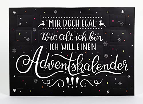 Adventskalender Handlettering von Inkognito - Verlag für komische Kunst und außergewöhnliche Geschenkartikel, Größe: 35 x 24,7 cm, Künstlerin Carolin Magunia