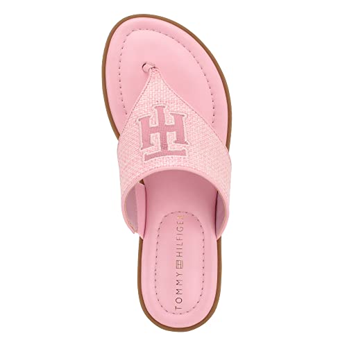 Tommy Hilfiger Women's Monta Flat Sandal, Light Pink 680, 6 #TOP4