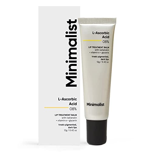 Minimalist 8% L-Ascorbic Acid Lip Treatment Balm with Vitamin E, Radianskin & Glycerine for Pigmented & Dark Lips | 12 gm image 5