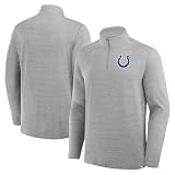 Fanatics Men's Heather Gray Indianapolis Colts Clutch Quarter-Zip Pullover