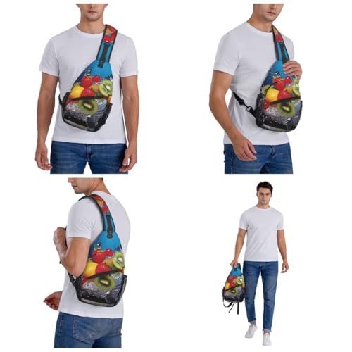 Bolso cruzado Water fruits para trekking y viaje miniatura 7