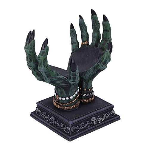 Nemesis Now Beyond The Grave Crystal Ball Holder 15cm, Resin, Black - Image 4