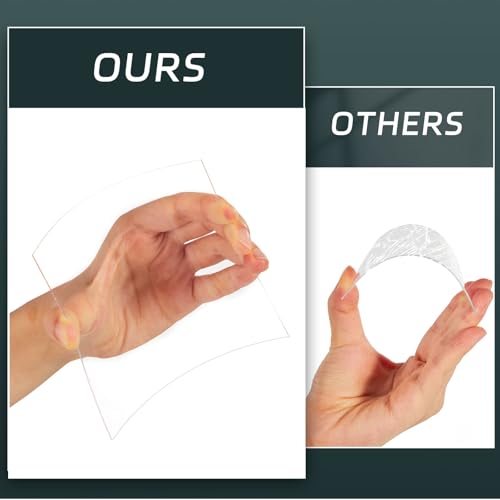 Image of 100 Pcs 2'' x 4.25'' Clear Welding Lens 0.04 inch Thick Welding Cap Hood Clear Lenses Cover Replacement Transparent Universal Helmet Accessories Top Protection for Protecting Eyes