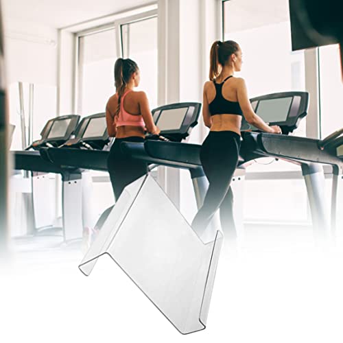 Soporte para tableta para cinta de correr de acrílico transparente para entrenar sin aburrirte 8