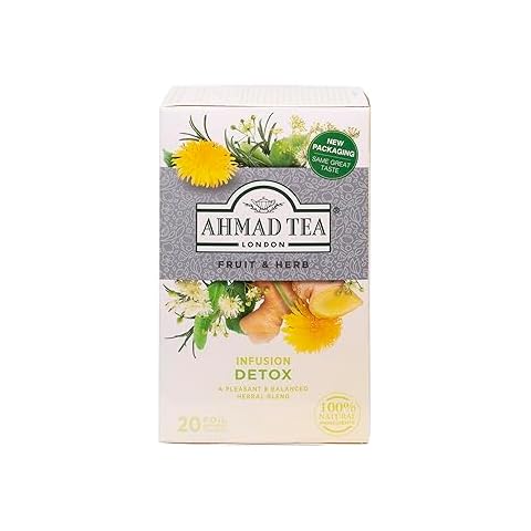 Ahmad Tea Detox Herbal Infusion with Ginger Cover