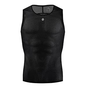 YKYWBIKE Mens Cycling Base Layer Sleeveless Cycling Jersey Men Quick Dry Bicycle Undershirt Mesh Bike Base Layer Vests