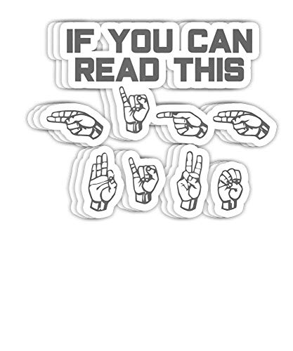 GrayFoxxy If You can Read This High Five ASL Sign