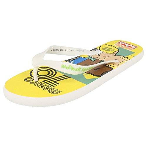 Weenicons Homme Orteil Post Sport Sandales 1907149 - Multicouleur - Blanc/Multicolore,