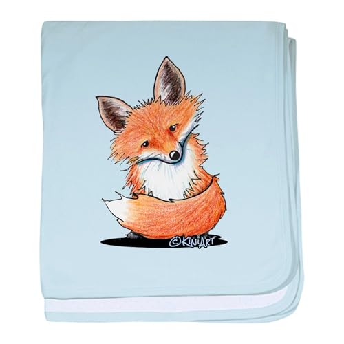 CafePress KiniArt Fox Baby Blanket, Super Soft Newborn Swaddle