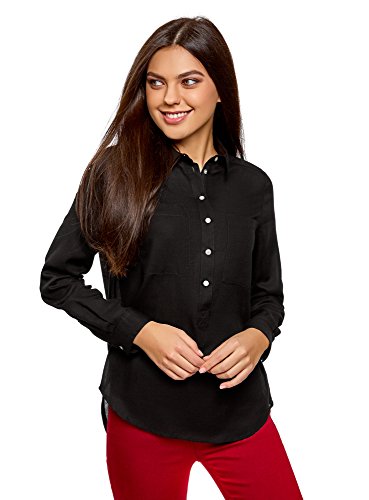 camisa negra mujer primark