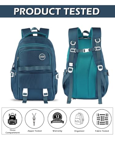 Image of Lavie Sport Enchant Laptop Backpack | 36 Liters | Fits Upto 16 Inch | Laptop Compatiable | Rain Cover | Gift for Biys & Girls