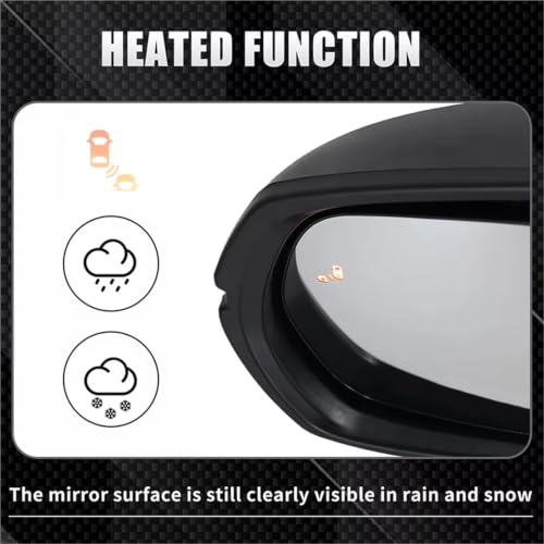 Miroir dégivrant pour CR-V rétroviseur cassé solution angle mort côté droit - 5