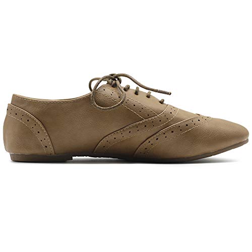 chinese dress ladies Amazon.com | Women's Oxford Shoes Flat Slip Resistant Dress Shoes Wingtip  Perforated Lace Up Low Heel Casual Work Office Dressy Business Shoes Black  US 6