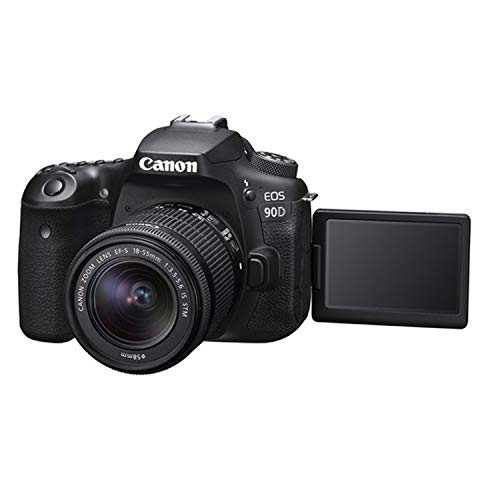 Canon EOS 90D Cámara DSLR con lente EF-S 18-55mm y accesorios miniatura 5