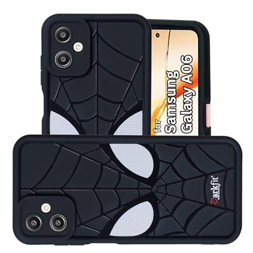 Image of DARKFIT Back Case Cover Compatible for Samsung Galaxy A06 | Silicone Case | Camera & Body Protection| Shock Proof | for Samsung Galaxy A06 | Color Black