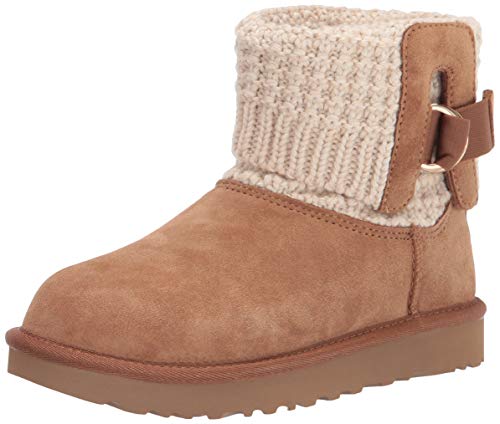 UGG Classic Solene Mini Boot, Chestnut   Oatmeal, Size 7