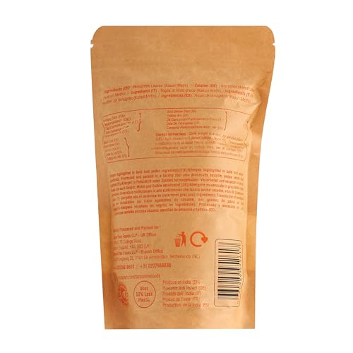 BanyanTree Foods Premium Kasuri Methi (Premium Dried Fenugreek Leaves 70g)~All Natural, Indian Origin