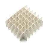 Heathrow Scientific HS2860G True North Cardboard Cryogenic Freezer Box Partition/Divider 49 Well (7 x...