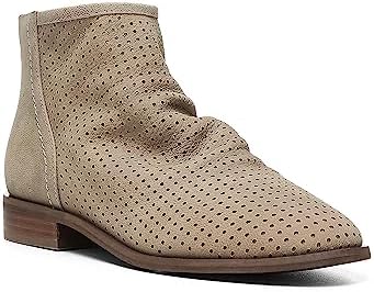 NYDJ Women's Cailian Perforated Goat Ankle Boot, Taupe, 8 | Image 6