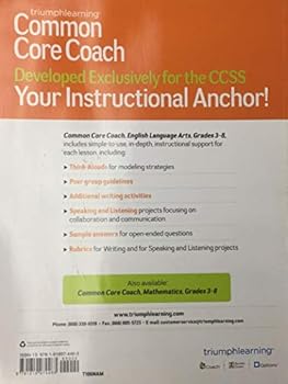 Paperback Common Core Coach English Language Arts 7, Teacher's Manual Book