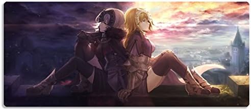 JINHONG Large Gaming Mouse Pad xxl Extended Mat Desk Pad Mousepad long Non-Slip Rubber Mice Pads Stitched Edges 35.5”x15.7” (YE037)