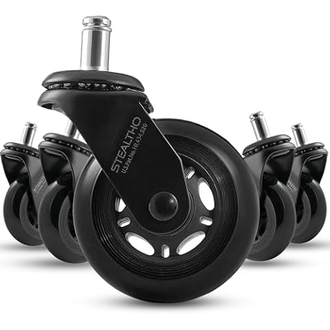 STEALTHO Office Chair Wheels Set Cover