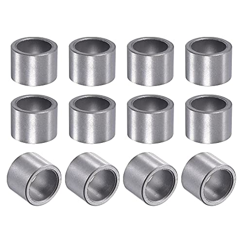 uxcell Sleeve Bearings 15mm Bore 20mm OD 15mm Length Sintered Iron Self-Lubricating Bushings 12pcs