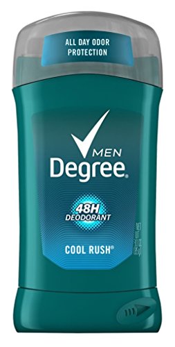 Degree Deodorant 3 Ounce Mens Time Released Cool Rush (88ml) (2 Pack)