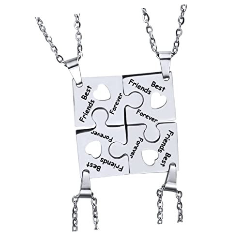 ANDRESLAD Set Di Collane Per Amiche Collana in Metallo Per Ragazze Gioielli Dellamicizia Per Donne Adatti A Ogni Outfit