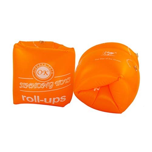 mofek Inflatable Swim Rollup Arm Bands Floatation Sleeves Swimming Rings Floats Tube Armlets