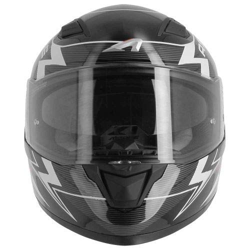 Astone Helmets - Casque de moto GT900 Arrow - Casque intégral large vision - Casque de moto intégral homologué - Casque de moto mixte en polycarbonate - White