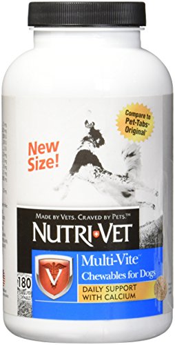 Nutri-Vet Multi-Vite Chewables for Adult Dogs | Formulated with Vitamins & Minerals to Support Balanced Diet | 180 Count