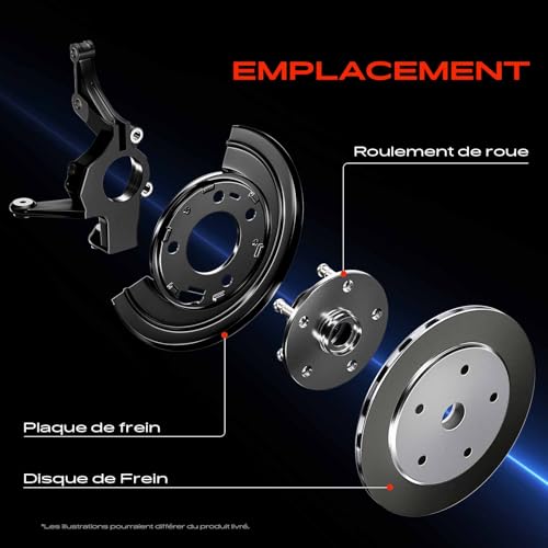 Déflecteurs disques de frein avant Frankberg pour X3 E83 2003-2011