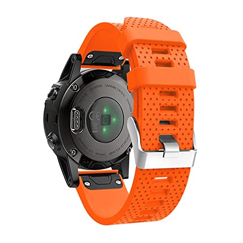 Bracelet silicone Garmin Fenix 7S et 5S violet interchangeable - 5