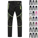 Pantaloni Trekking Uomo, Pantaloni Tattici Impermeabili Termici, Softshell Antistrappo Traspiranti ed Elasticizzati per Caccia Montagna Snowboard Lavoro