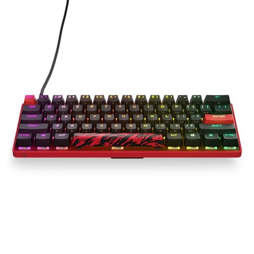 Apex 9 Mini - Edizione Clan FaZe - Tastiera ottica HotSwap - Design compatto al 60% - Switch ottici - Personalizzazione RGB - Keycap PBT a doppio scatto - Tastiera gaming - Immagine 8