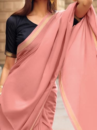 Image of AKHILAM Women's Soft Cotton Lightweight Tassels and Latkans Saree With Unstitched Blouse Piece | Office Wear Cotton Saree | cotton saree for woman