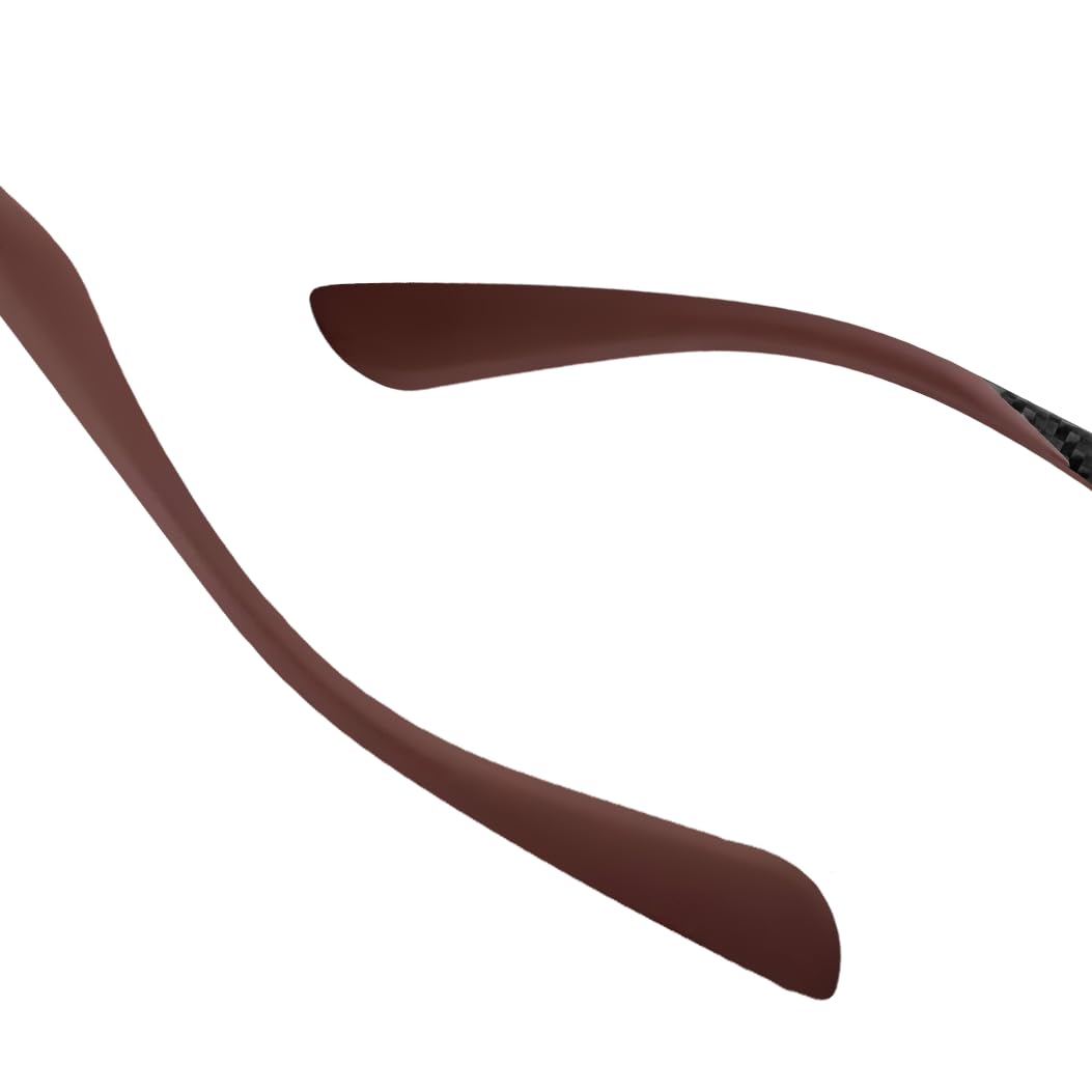 Brillenbügel-Ersatz für Ray Ban RB8313 Sonnenbrille, Bügelarme, Kohlefaser, 8313M Brillenreparatur-Set
