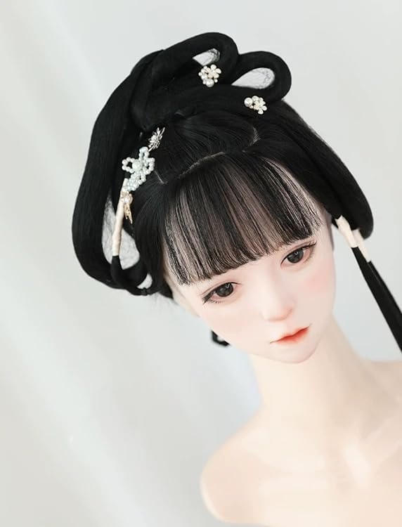 Amazon.co.jp: 【漢唐古風】漢服ウィッグ レディース 仙女コスプレ