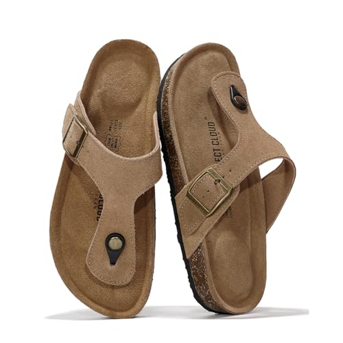 Project Cloud 100% Genuine Leather Thong Sandals...