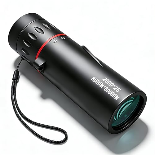 Mini Monocular Telescope, 25X High Definition HD with Multilayer Coating, Waterproof & Compact Design for Adults & Kids, for Hiking, Bird Watching, Concert, Travel and Outdoor Observation（C）