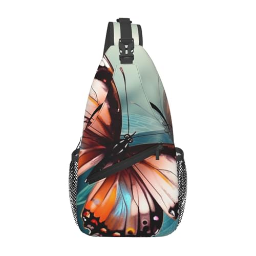 Bolso cruzado para pecho estilo sling deportivo negro