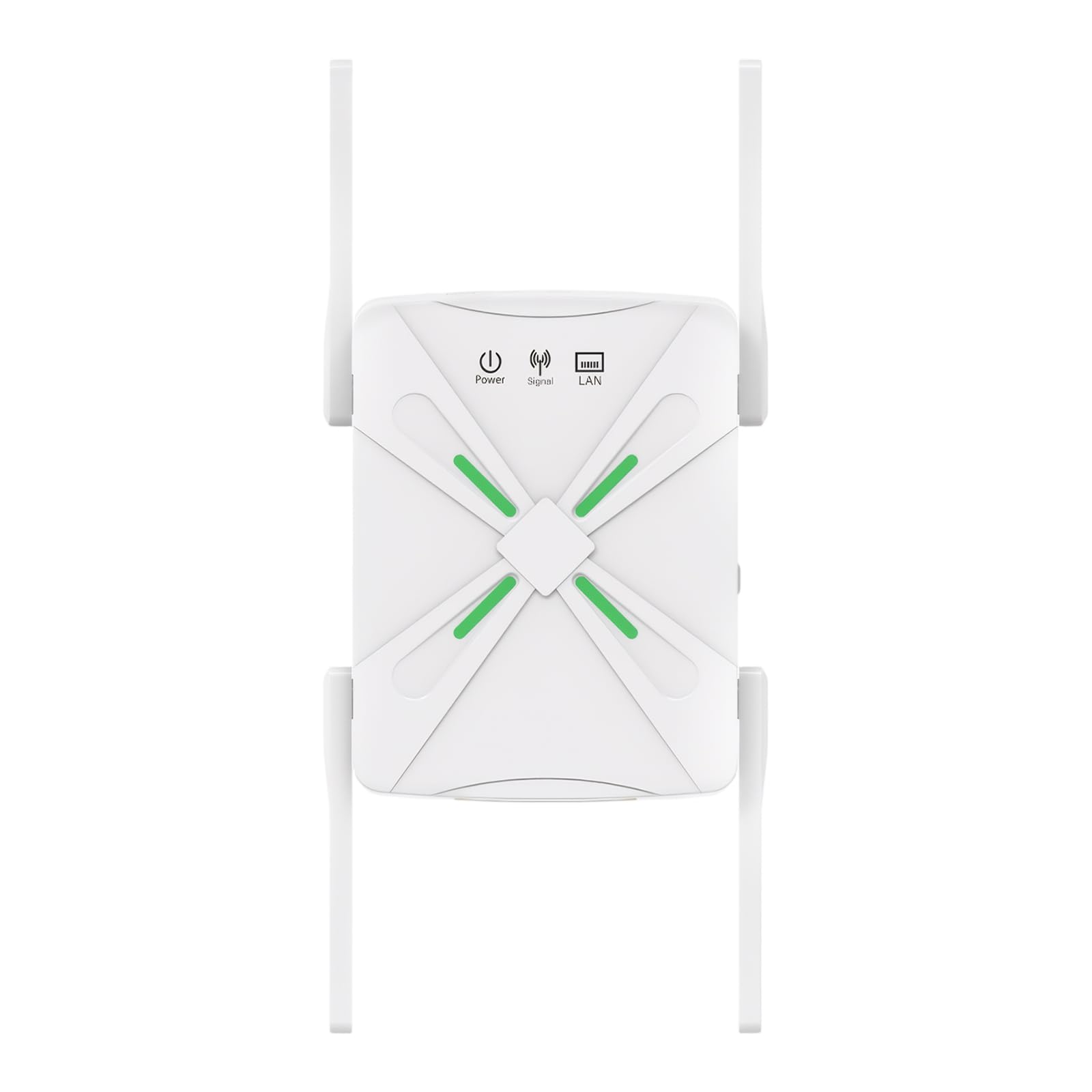 Repetidor WiFi, Extensor WiFi, Amplificador de Señal WiFi 1200Mbps Doble Banda 2.4GHz/5GHz, Modo Repetidor/Router/Ap, 4 Antenas, 2 Puertos LAN, Extensión WiFi para Oficinas y Hogares