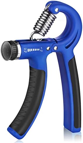 AIXPI Grip Strength Trainer, Hand Grip Exerciser Strengthener with Adjustable Resistance 11-132 Lbs (5-60kg), Forearm Strengthener, Hand Exerciser for Muscle Building and Injury Recover