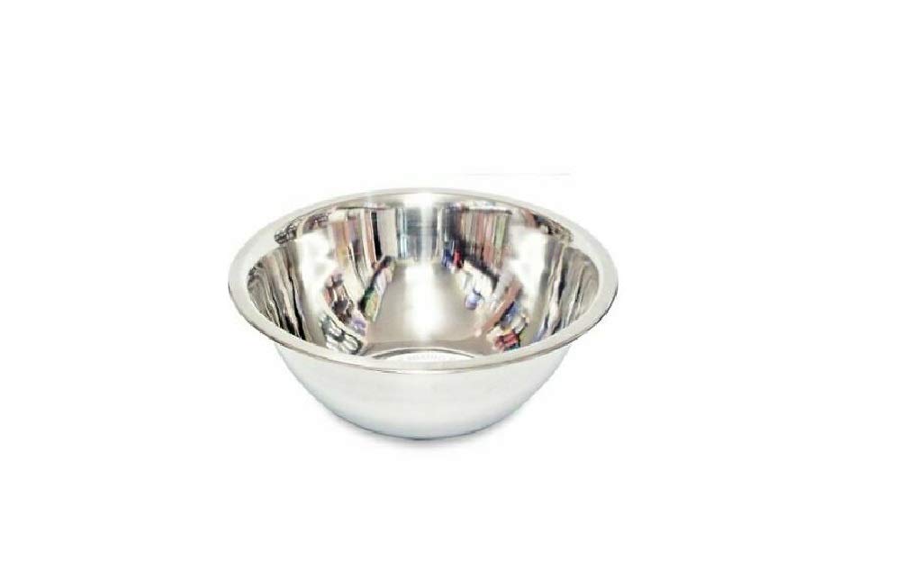 Kitchen Utensils Stainless Steel Deep Mixing Salad Bowl (34cm Bowl)