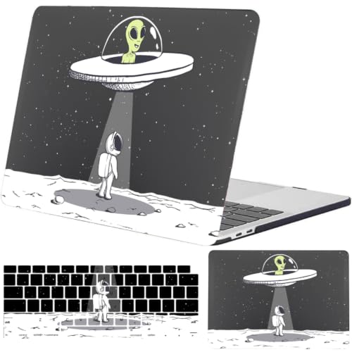 Funda MacBook Neo 13 A3404 con carcasa rígida de astronauta y protector