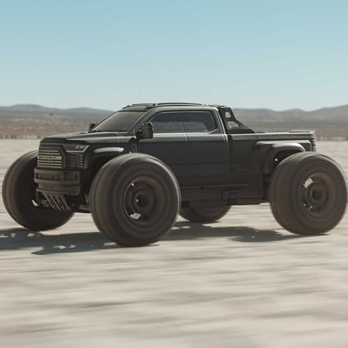 ARRMA 1/10 Big Rock 4X4 223S BLX BRUSHLESS Street Truck RTR with DSC, (Black), ARA4312V4T1 image 6