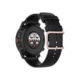 Huabao 22mm Correa Compatible con Polar Grit X/Vantage M,Ajustable Silicona Deportiva Band Repuesto Pulsera para Polar Grit X/Vantage M (Negro)